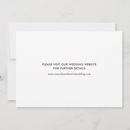 Kraftpapier Huwelijk Uitgesteld Aankondiging (Achterkant)