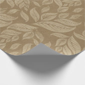 Kraftpapier laat cadeaupapier achter (Hoek)