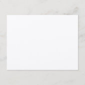 Kraftpapier Moderne Script Bruiloft Informatiekaartje (Achterkant)