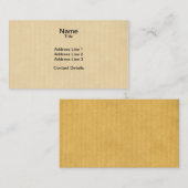 Kraftpapier Visitekaartje (Voorkant / Achterkant)