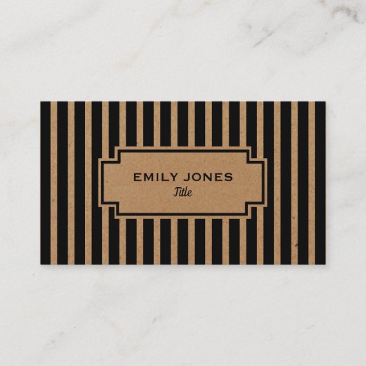  kraftpapier visitekaartje (Voorkant)