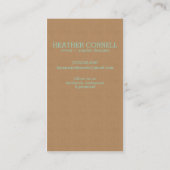 Kraftpapier, Visitekaartje met vlag (Achterkant)