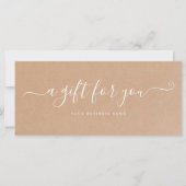 Kraftpapier voor bedrijfscadeaus (Voorkant)