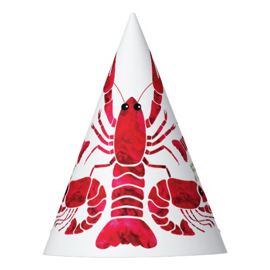 Kräftskiva / Crawfish Boil Feesthoedjes (Voorkant)