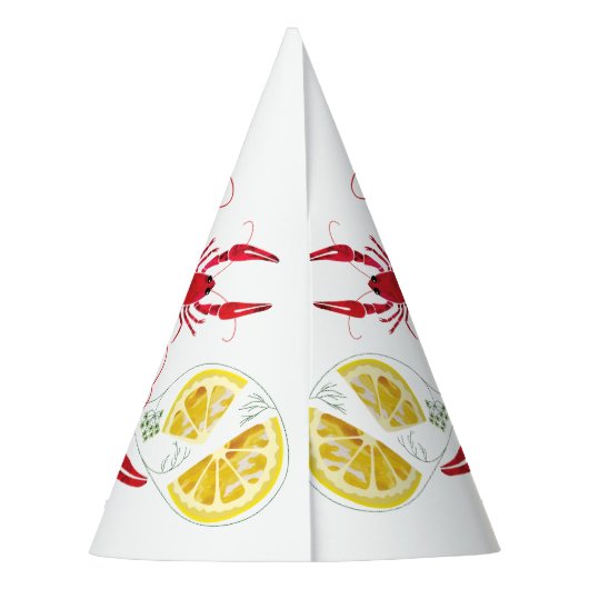 Kräftskiva / Crawfish Boil Feesthoedjes (Achterkant)