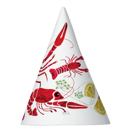 Kräftskiva / Crawfish Boil Feesthoedjes (Rechts)