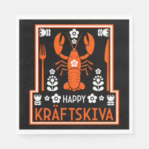 Kräftskiva - Zweeds Kreeftfeest Servet