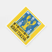 Kräftskiva - Zweedse rivierkreeftenfeest Servet (Hoek)