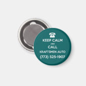 Kraftsmen houden kalm Magnet (Voorkant / Achterkant)