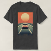 Kraftwerk Autobahn Retro Esthetisch Origineel Ontw T-shirt (Design voorkant)