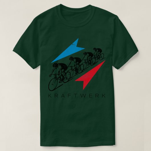 Kraftwerk Retro Original Fan Art Design T-shirt (Design voorkant)