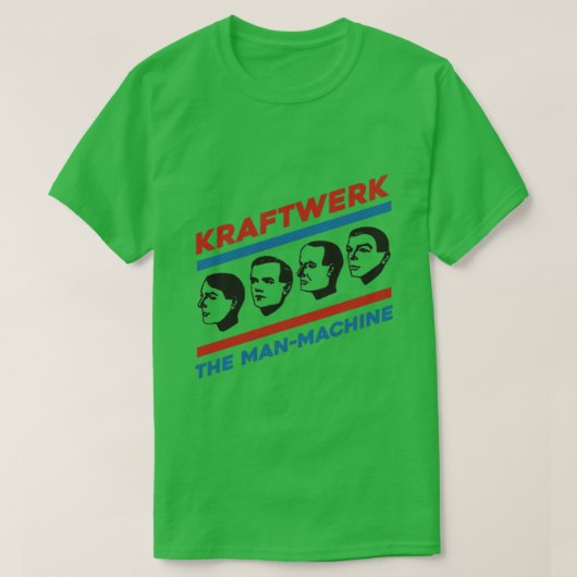 kraftwerk the man machine t-shirt (Design voorkant)
