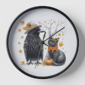 Krähe und Katze im Herbst Crow ohne Ziffern (Voorkant)