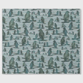 Krähen Raben Crows auf Ast Verpackung Cadeaupapier (Vlak)