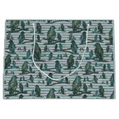 Krähen Raben Crows Geschenk Tüte Party Groot Cadeauzakje (Voorkant)