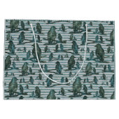 Krähen Raben Crows Geschenk Tüte Party Groot Cadeauzakje (Achterkant)