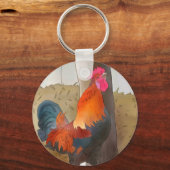 Krähender Hahn Sleutelhanger (Voorkant)