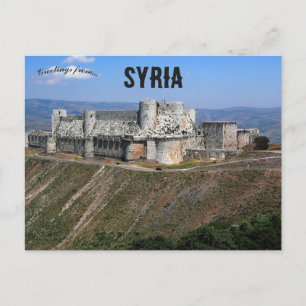 Krak des Chevaliers Syrië Briefkaart