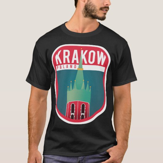 Krakau-badge T-shirt (Voorkant)