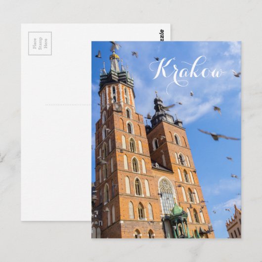 Krakau Briefkaart (Voorkant / Achterkant)