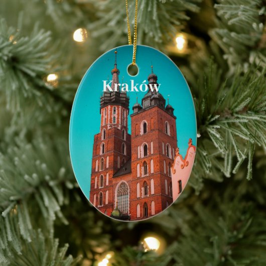 Krakau Europa Polen Polska Oude Stad Keramisch Ornament (Boom)