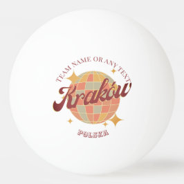Krakau Krakau Stadstafeltennis Pingpongbal