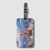 Krakau nacht in Polen Bagagelabel (Voorkant (verticaal))