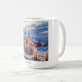 Krakau nacht in Polen Koffiemok (Voorkant rechts)