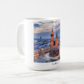 Krakau nacht in Polen Koffiemok (Voorkant links)