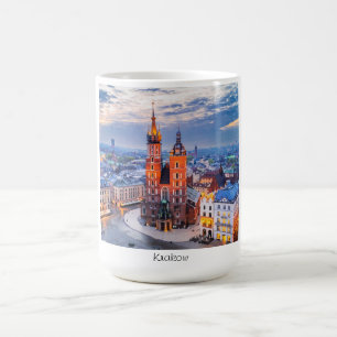 Krakau nacht in Polen Koffiemok