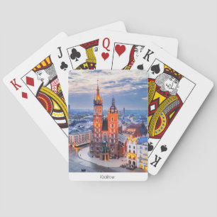 Krakau nacht in Polen Pokerkaarten