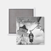 Krakau, Oude Stadhuis, Polen, koelkastmagneet Magneet (Voorkant / Achterkant)