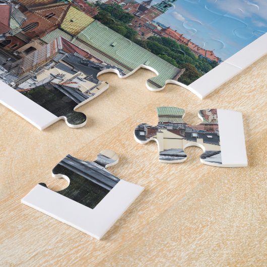 Krakau oude stadslandschappen, Polen Legpuzzel (Zijkant)