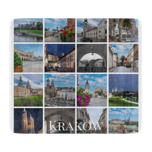 Krakau oude stadslandschappen, Polen Snijplank (Voorkant)