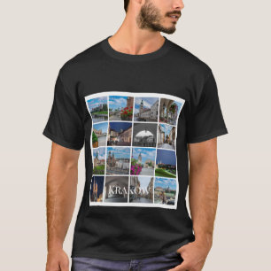 Krakau oude stadslandschappen, Polen T-shirt