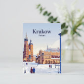 Krakau, Polen Briefkaart (Staand voorkant)