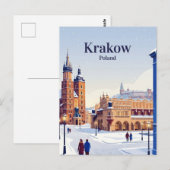 Krakau, Polen Briefkaart (Voorkant / Achterkant)