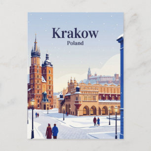 Krakau, Polen Briefkaart