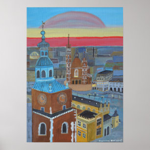 Krakau Polen poster