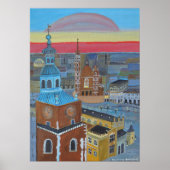 Krakau Polen Poster (Voorkant)