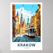 Krakau Polen Reisprint Poster (Voorkant)