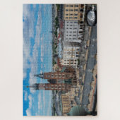 Krakau stadscentrum van bovenaf in Polen Legpuzzel (Verticaal)