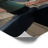 Krakau stadscentrum van bovenaf in Polen Poster (Hoek)