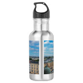 Krakau stadscentrum van bovenaf in Polen Waterfles (Achterkant)