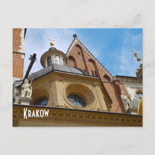 Krakau, Wawel-kasteel, Kathedraal, Europa, Polen Briefkaart