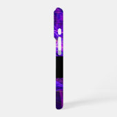 KRAKE PHOTON BLAUWE SAPPHIERE EDELGESTEEN MONOGRAM iPhone HOESJE (Linkerkant)