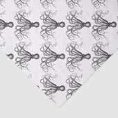 ☞ Krake / The Kraken Vintage Tissuepapier (Detail)