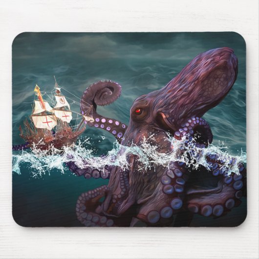 Kraken (2) muismat (Voorkant)