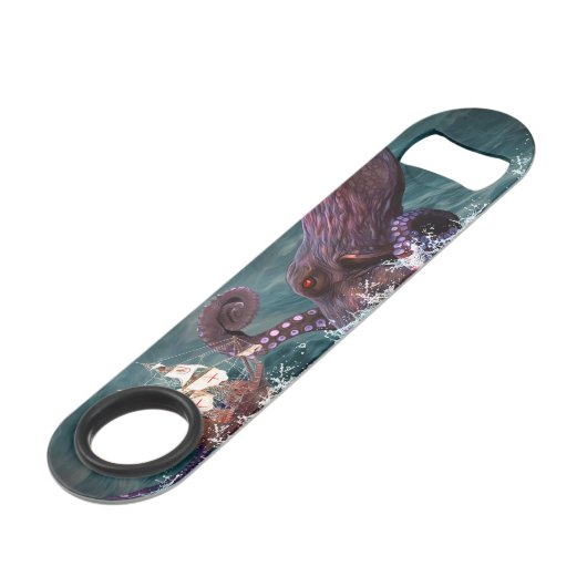 Kraken (2) speed flessenopener (Achterkant Gekanteld)