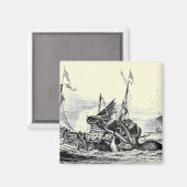 Kraken aanval! Magneet (Voorkant / Achterkant)